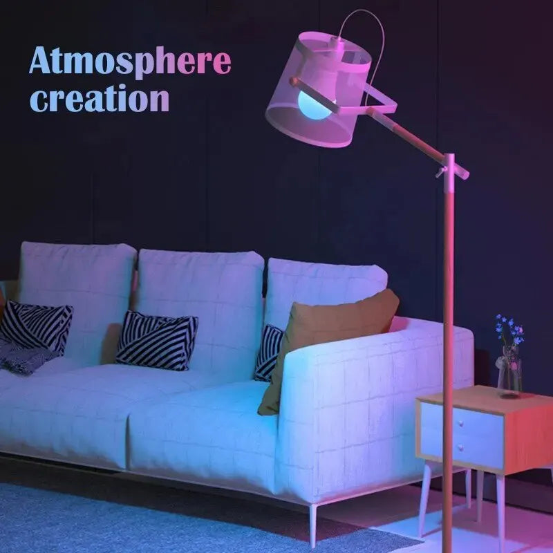E27 RGB LED Bulb with Remote – 8W, 220V