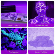 395nm UV Flashlight – 9 or 12 LED