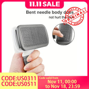 2-in-1 Self-Cleaning Pet Grooming Brush