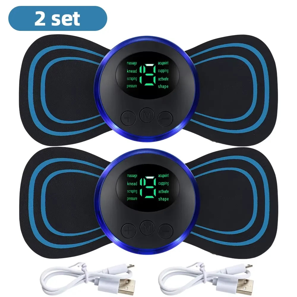 Portable EMS Muscle Massager Set