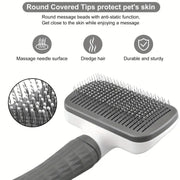 2-in-1 Self-Cleaning Pet Grooming Brush