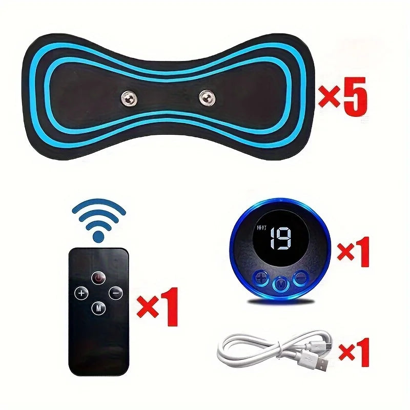 Portable EMS Muscle Massager Set