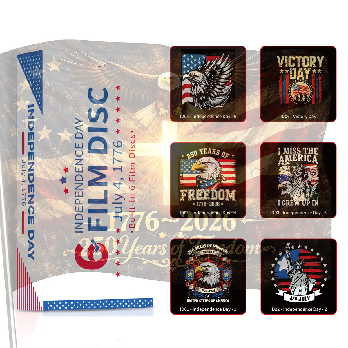 Projector Image Disc Set – 6 Pack