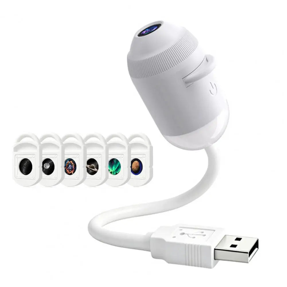 USB Star Projector Night Light package contents