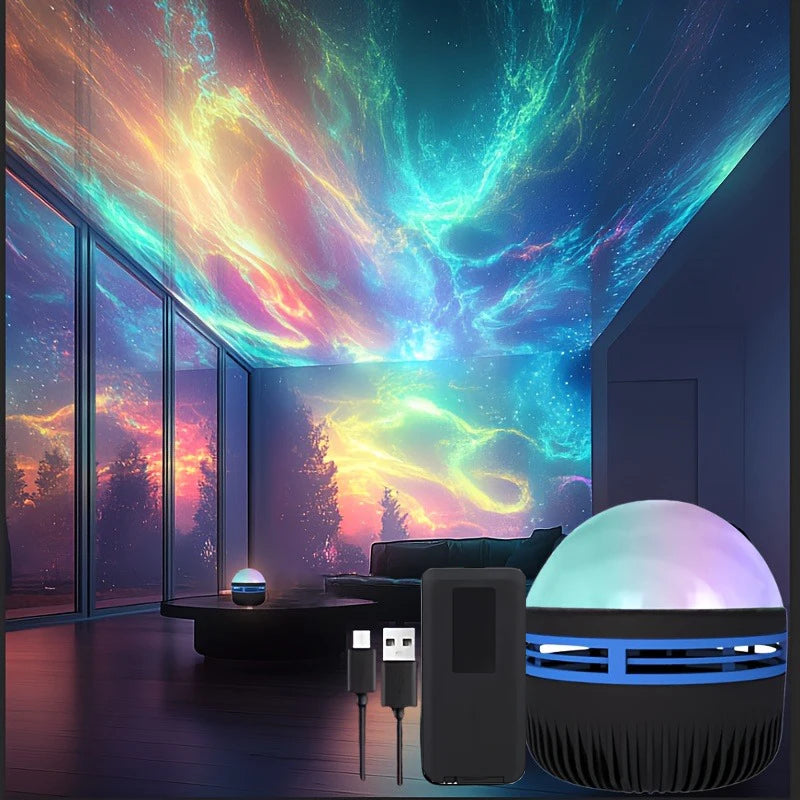 USB Aurora Projection Lamp with Remote