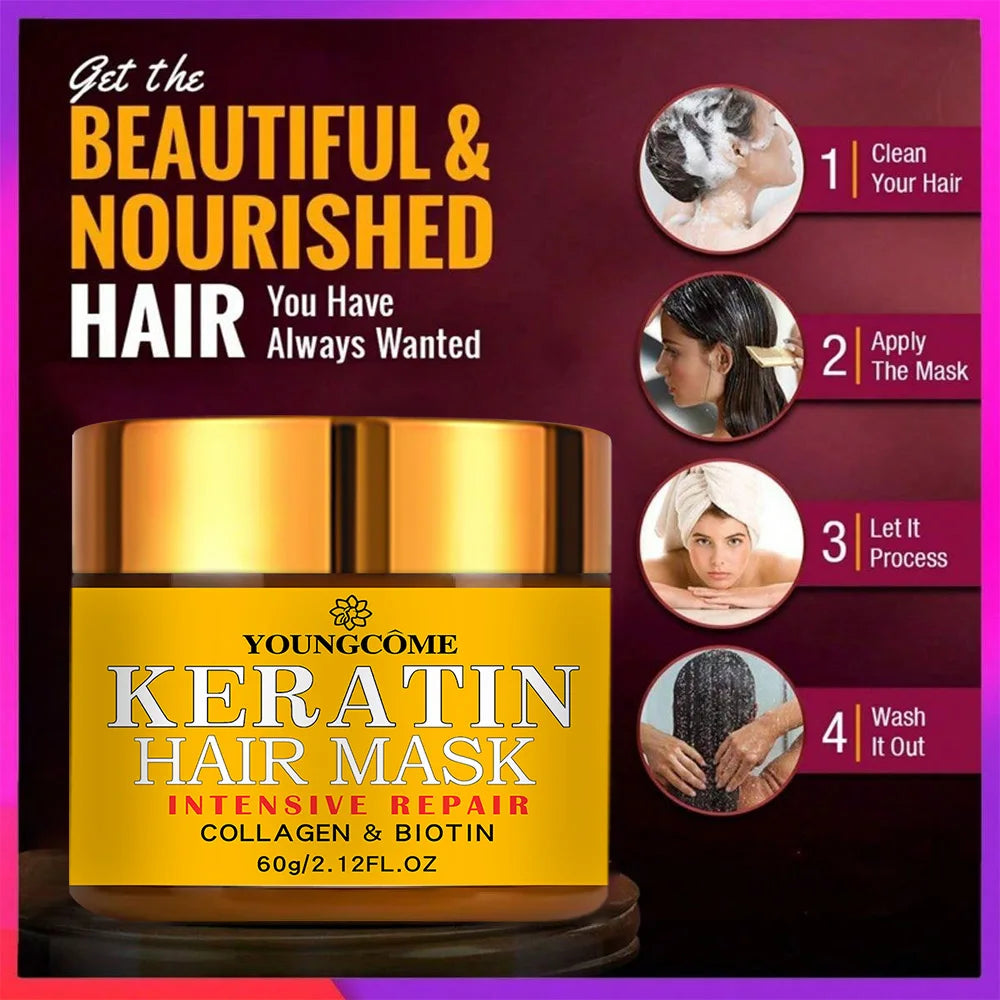 Keratin Hair Mask – 30g or 60g