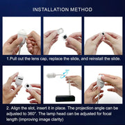 Compact USB Star Projector Night Light detail