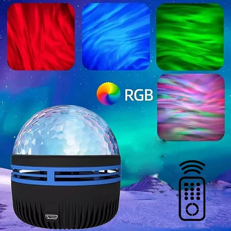 USB Aurora Projection Lamp with Remote