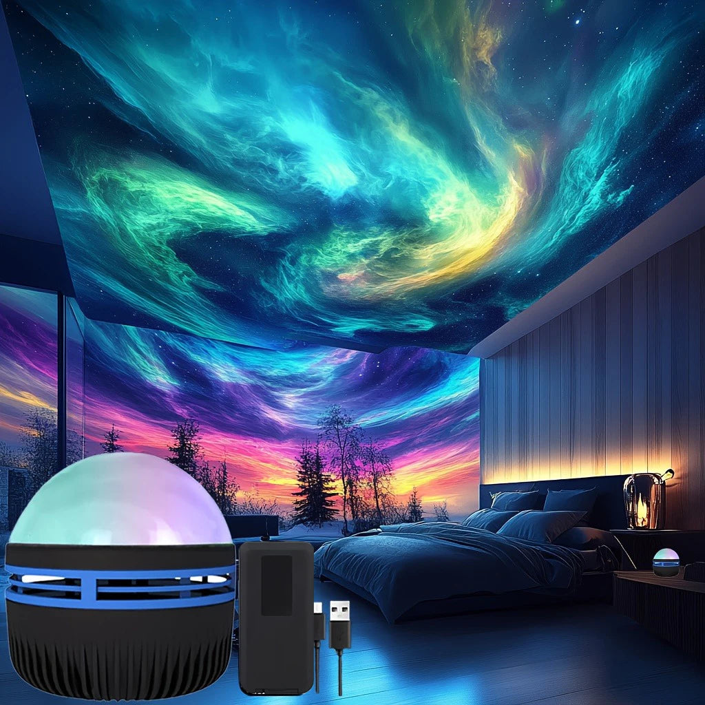 USB Aurora Projection Lamp with Remote