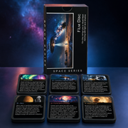 Space Series projector image disc set with six film cartridges